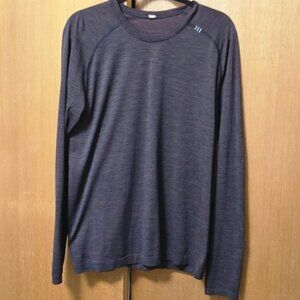 lululemon athletica Men's Gray Long Sleeve Shirt